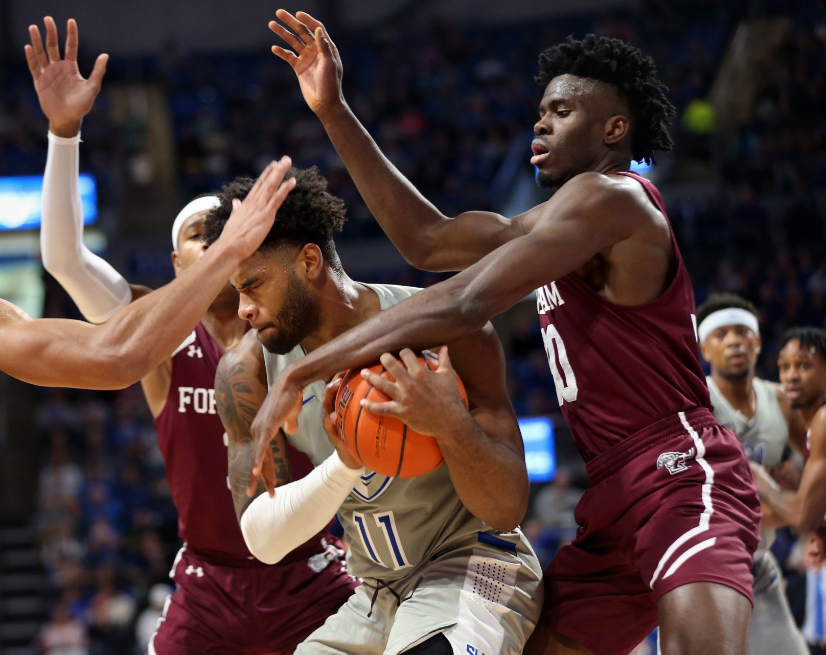Billikens 55, Fordham 39